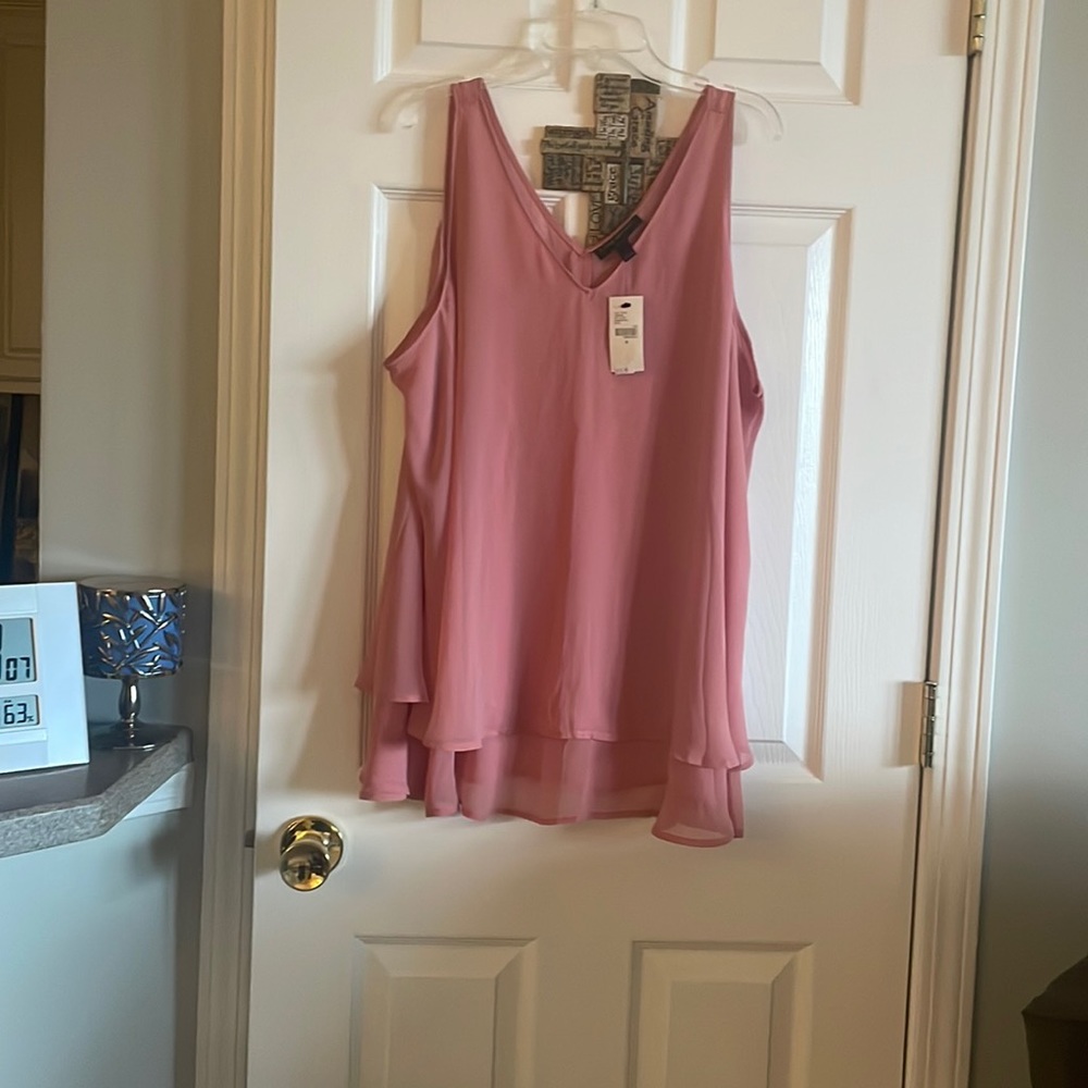 Lane Bryant Salmon colored Size 16 Blouse